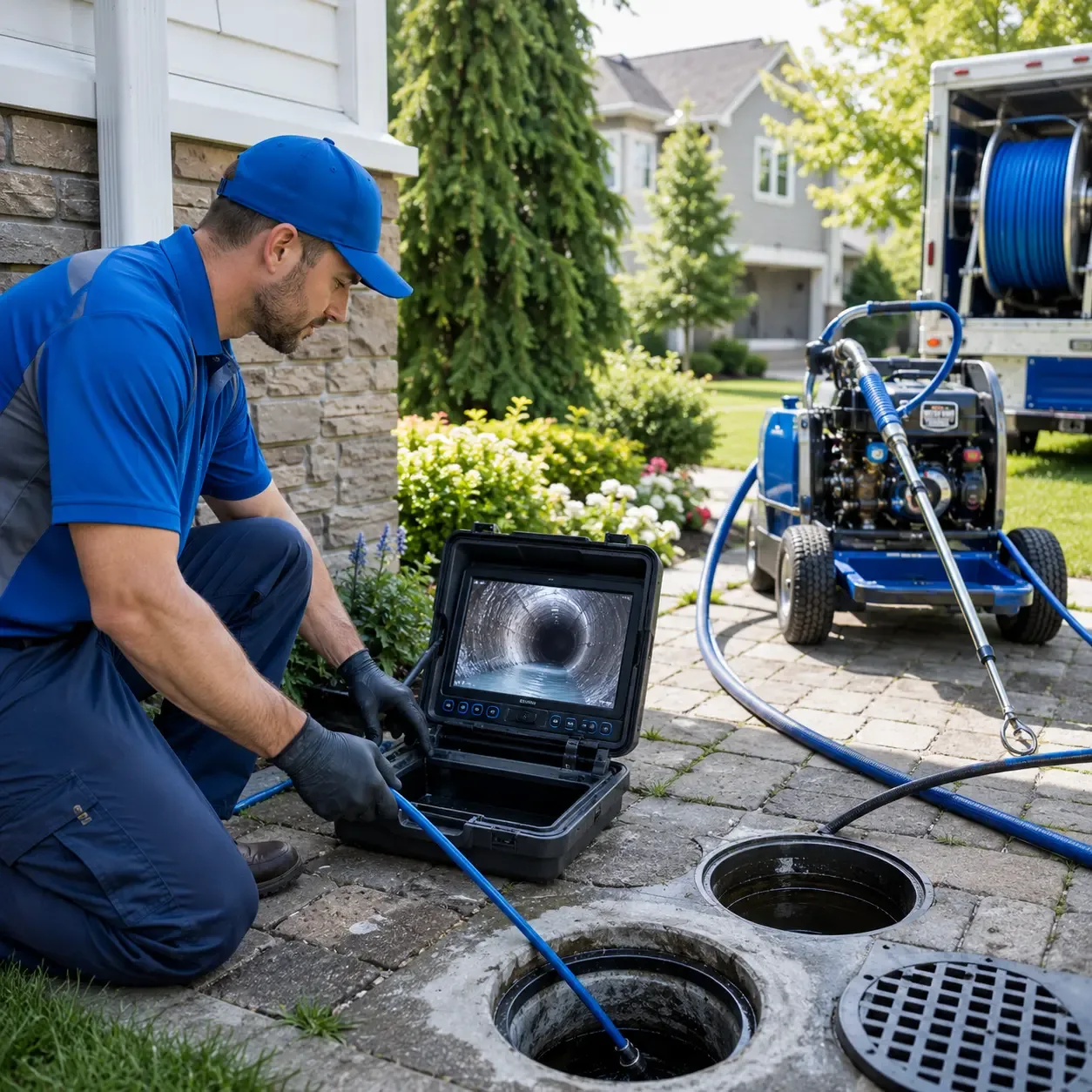 Outdoor drain cleaning professionals serving Island, KY