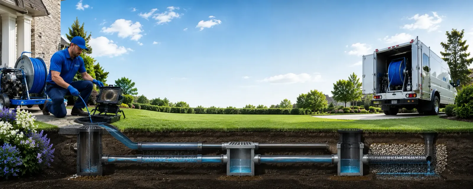 Outdoor drain cleaning information for Island, KY